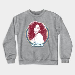 Donna Summer \\\\\ Retro Style Fan Art Design Crewneck Sweatshirt